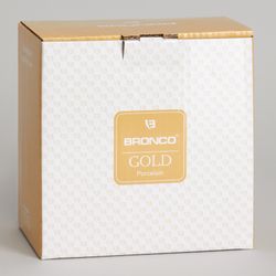 ЧАЙНЫЙ НАБОР BRONCO "GOLD" НА 2 ПЕР. 4 ПР. 200 МЛ