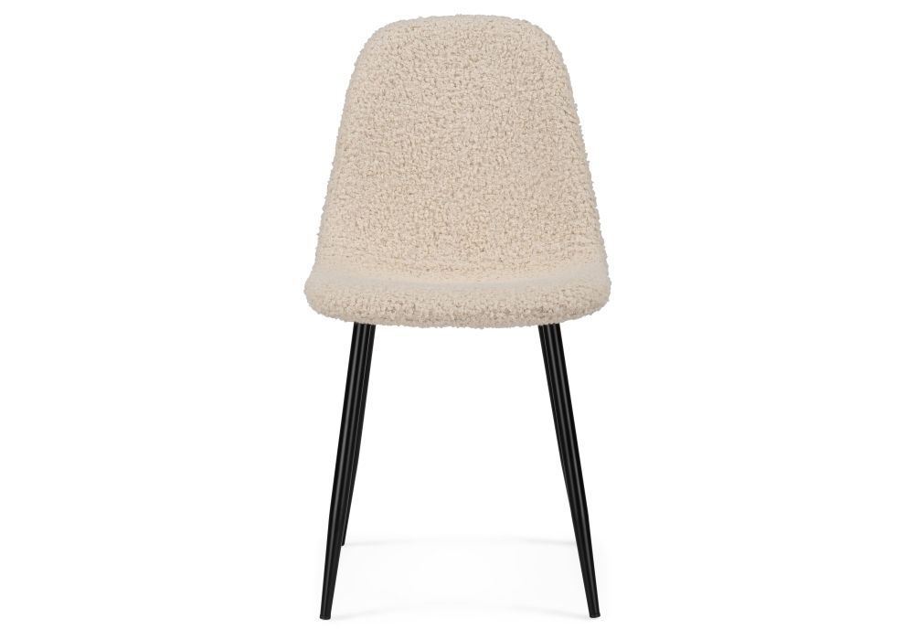 Стул на металлокаркасе Lilu white / black