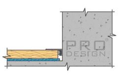 Щелевой плинтус Pro Design MINI 7067 черный, 2700x15,5x6,15 мм