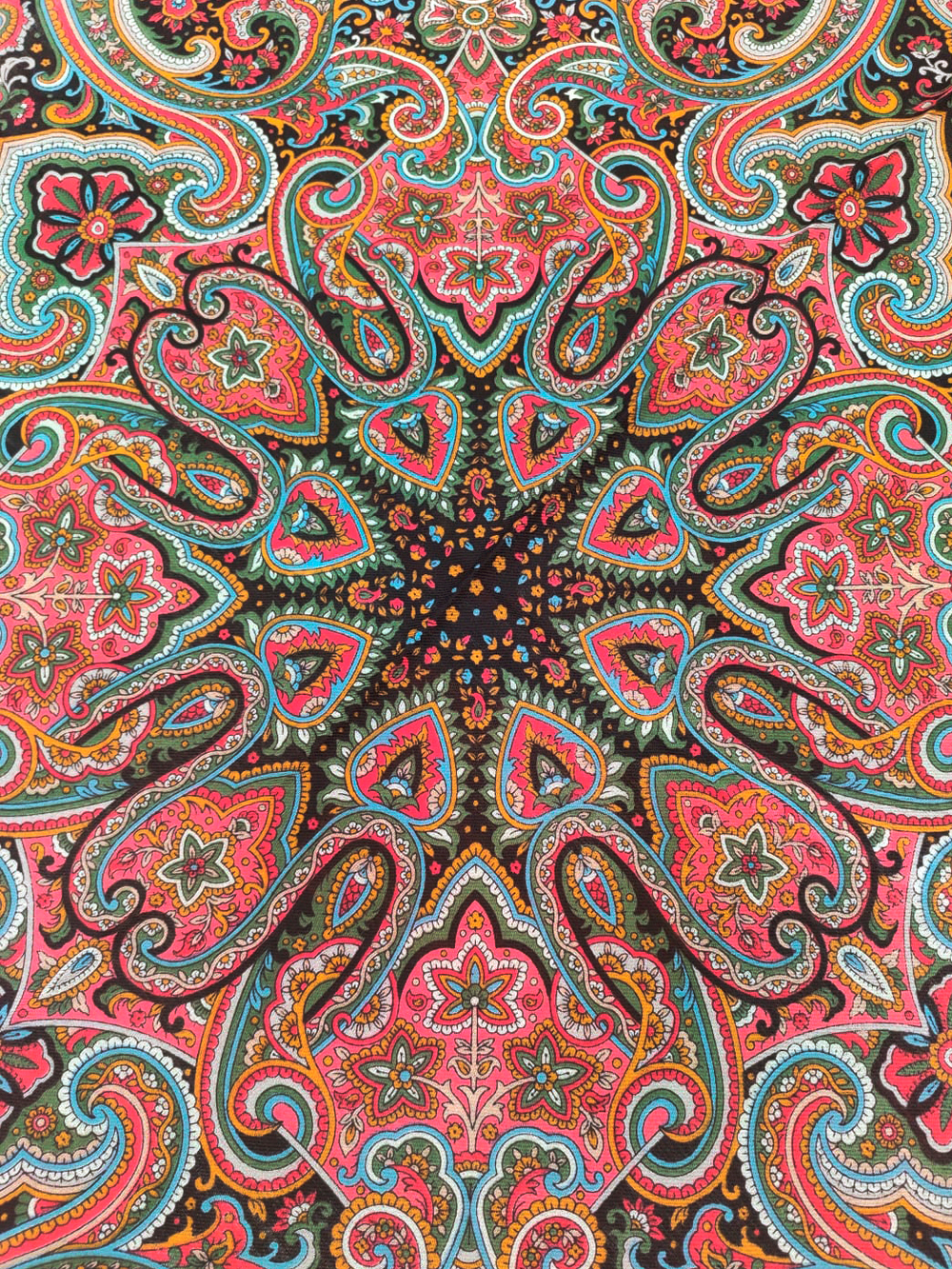 Павловопосадский платок Поцелуй русалки 1928-5