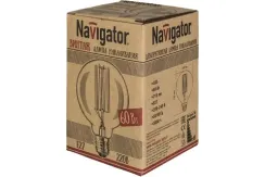 Лампа накаливания Эдисона Navigator G95 60Вт Е27 26418