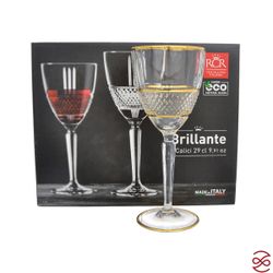 Набор бокалов Brillante Gold 290мл (6 шт)