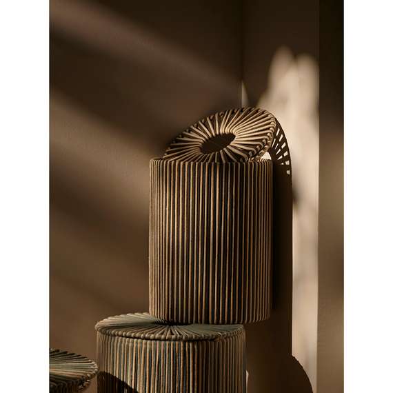 Корзина плетеная dholak grey из коллекции ethnic, размер s