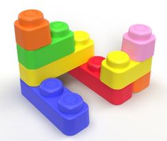 Конструктор "Мягкие кирпичики extra" 16 деталей