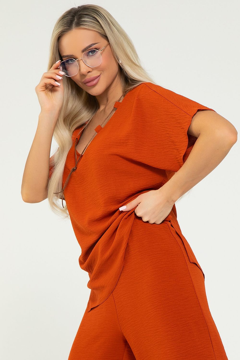 Костюм Свободный вечер НЬЮ (терракот) К12669-15 LT Collection