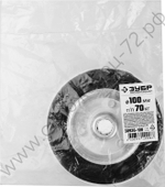 ЗУБР d=100 мм, г/п 70 кг, игольчатый подшипник, колесо резина/металл, Профессионал (30936-100)