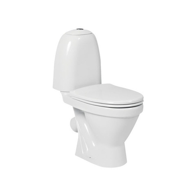 Унитаз-компакт Виктория комфорт (Белый)/12шт сидение Wirquin ДМ, креплен. пластиковое