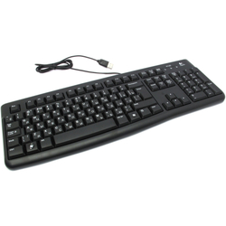 920-002506 Logitech Клавиатура K120 EER Black 104 клавиши, защита от воды, USB 1.5м
