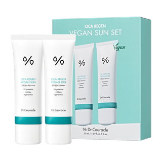 Dr. Ceuracle  Набор солнцезащитных средств - Cica regen vegan sun duo set ,50 мл _ 2