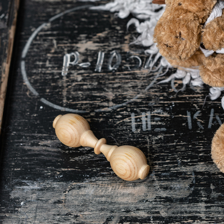 Грызунок-прорезыватель из натурального кедра для самых маленьких. WT2