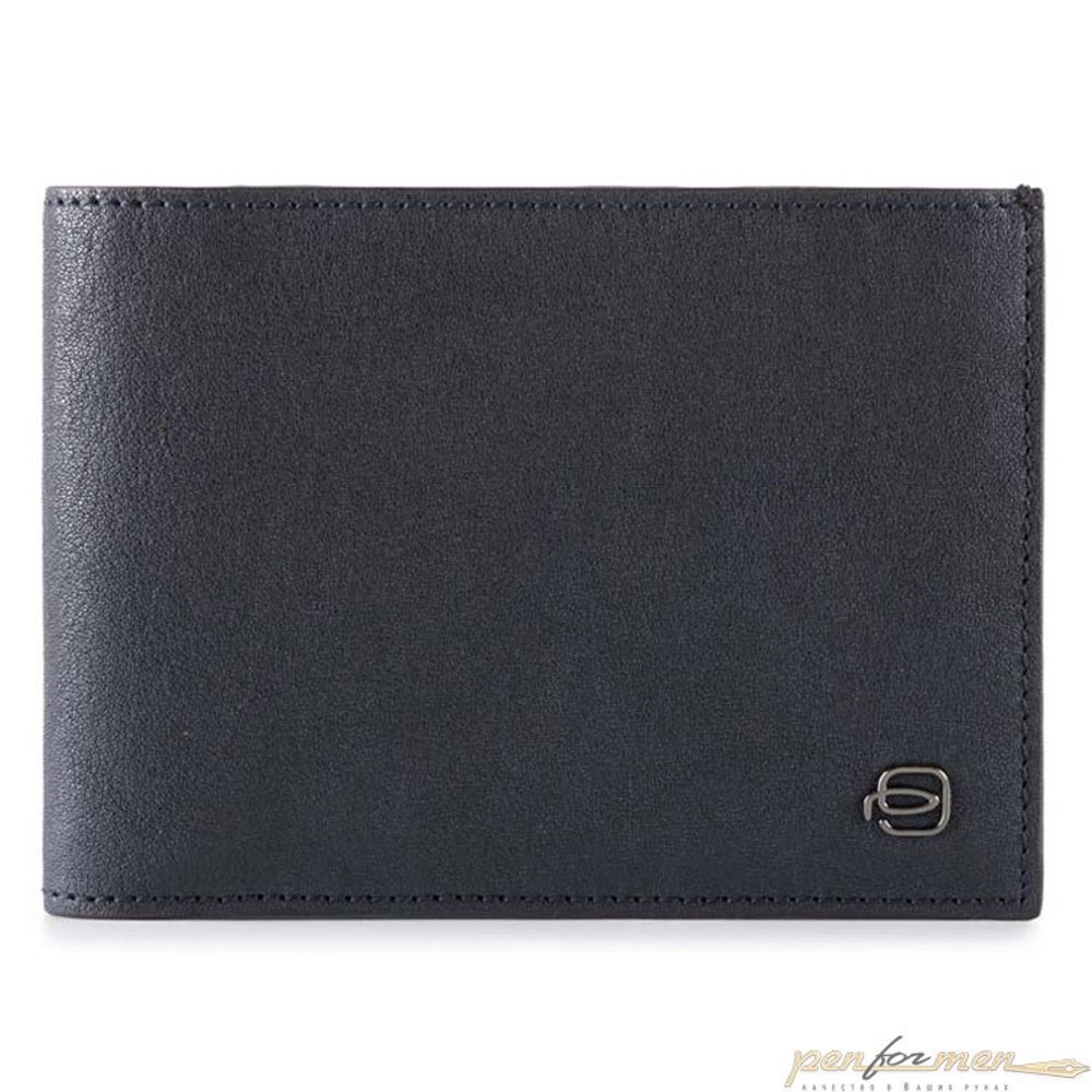 Кошелек мужской Piquadro Black Square черный (PU257B3R/BLU)
