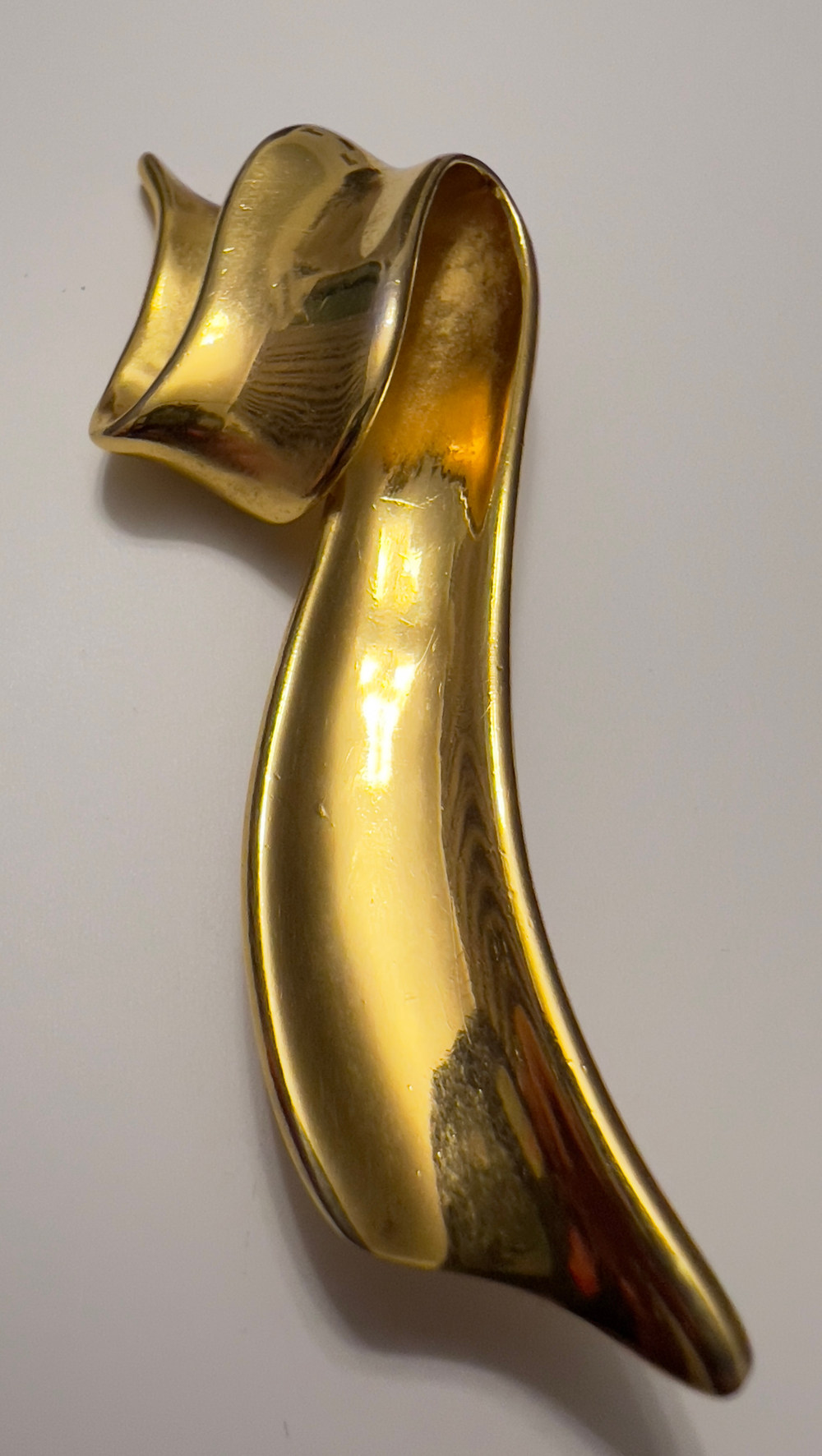 Крупная брошь лента