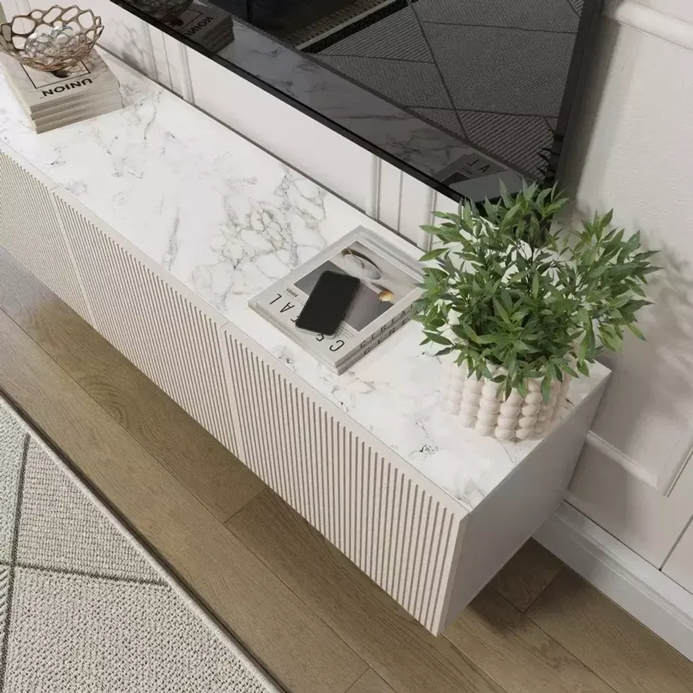 Тумба-ТВ "Мальта", (Белый),