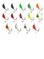 Мормышка вольфрамовая БАНАН С УШКОМ, Or, 10 шт 0,4 г