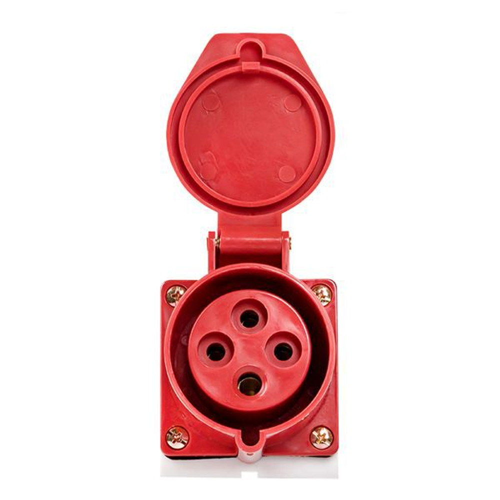 Розетка наружн. уст. 32А 380В 3P+РЕ IP44 (124) EKF ps-124-32-380