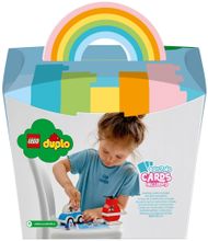 Конструктор LEGO DUPLO Creative Play 10957 Мой первый пожарный вертолет и полицейский автомобиль