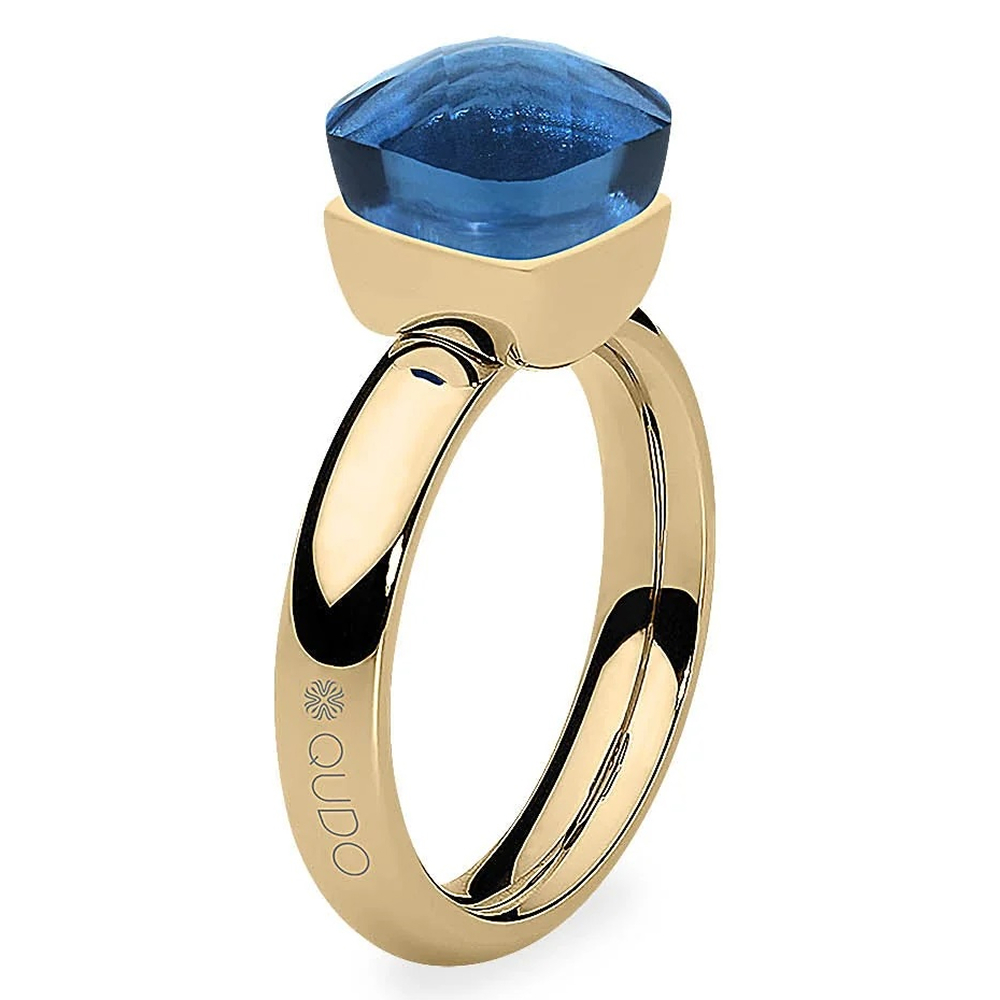 Кольцо Qudo FIRENZE 18 (G) Dark Blue 107001/40-4730 18 размер 18