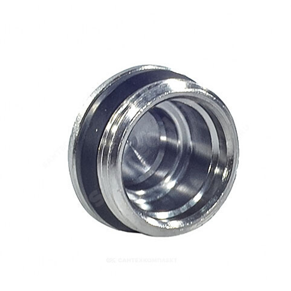 Пробка латунь 1 1/4" НР с герметичной прокладкой для коллектора R592D Giacomini R592DX006