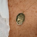 Подвеска Молитва овал