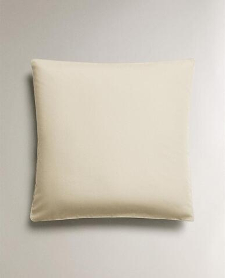 ZARA HOME НАВОЛОЧКА ИЗ ХЛОПКА ПЕРКАЛЬ (300 НИТЕЙ), ЭКРЮ