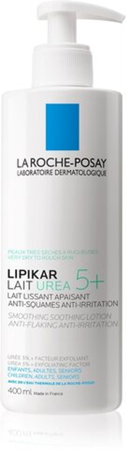 La Roche-Posay Lipikar Lait Urea 5+ - успокаивающее молочко для тела для сухой и раздраженной кожи /   400  ml  / GTIN 3337875685818