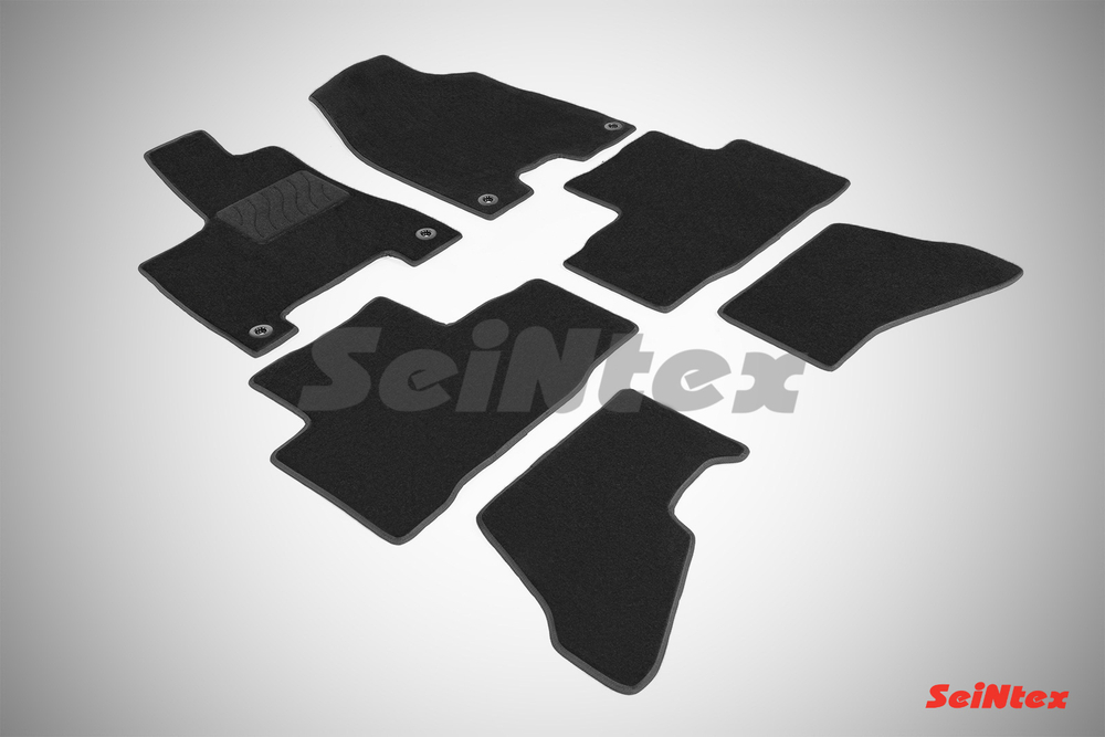 Ворсовые коврики LUX для Acura MDX III 2013-2020 Seintex.86317