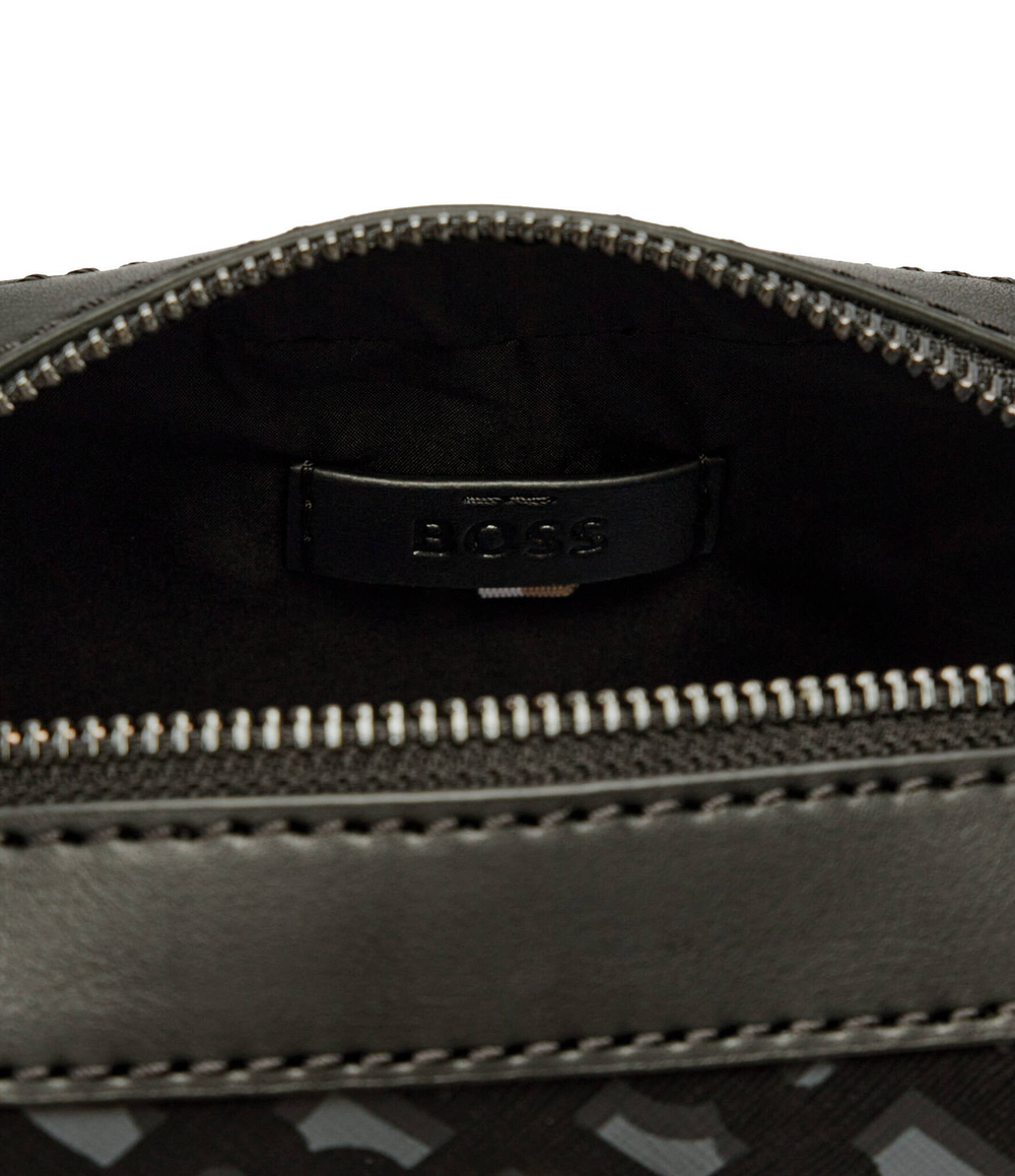 Кожаная сумка кросс-боди BOSS BLACK - черный(50523465)