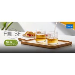 Стакан Олд Фэшн 350 мл "Pulse Optical" d 7,7 см h8,5 см Ocean [6]