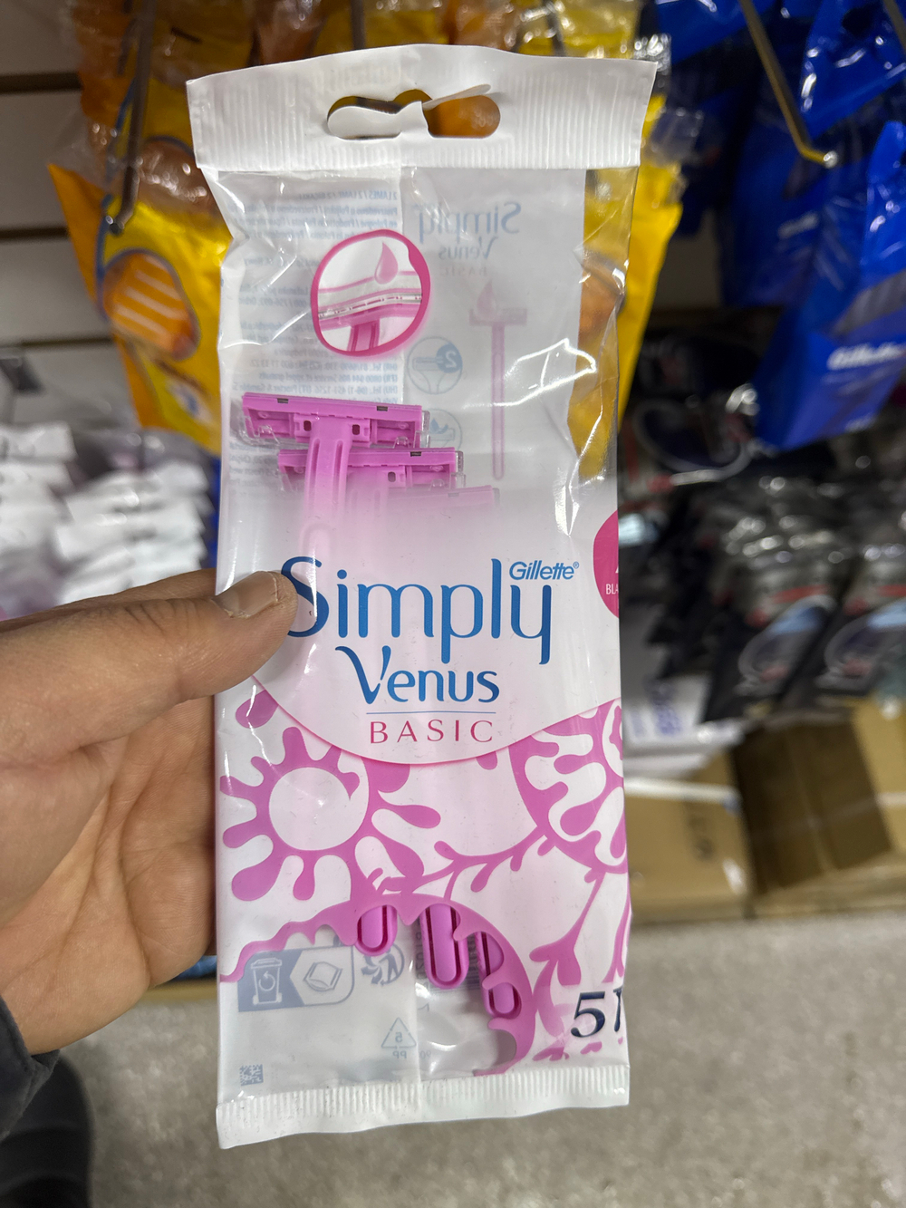 станок венус розовый 5шт