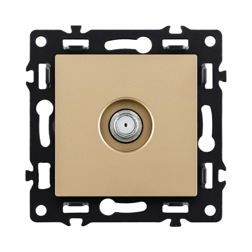 Розетка TV, золотой Kollinger Asthetik AS-020GD