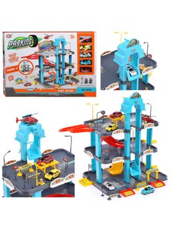 Игровой набор (Парковка) в коробке. Размеры парковки: 57х44х46 см. (A239)