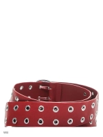 Ремень женский с двумя рядами люверсов