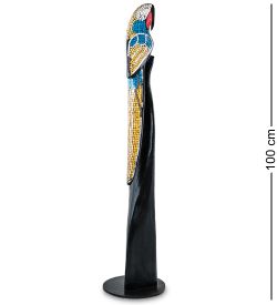 Decor and Gift 23-001-03 Статуэтка «Попугай» дерево+стекл.мозаика 100 см