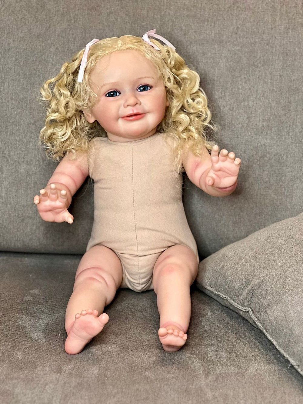 Кукла Реборн мягконабивная 60см в пакете (FA-580)