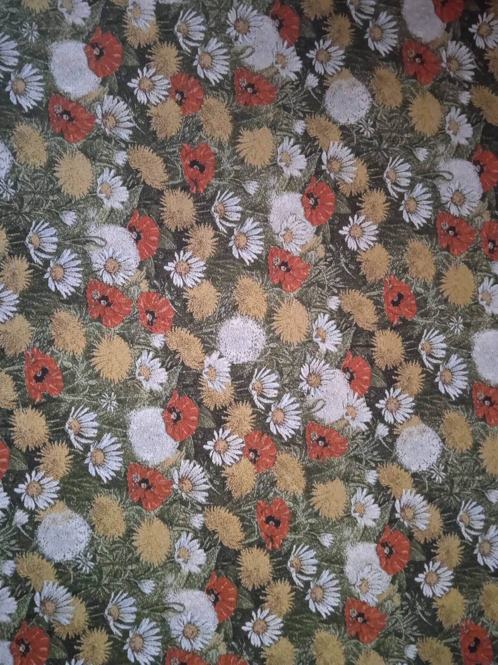 Гобеленовая скатерть Поляна D 160 см