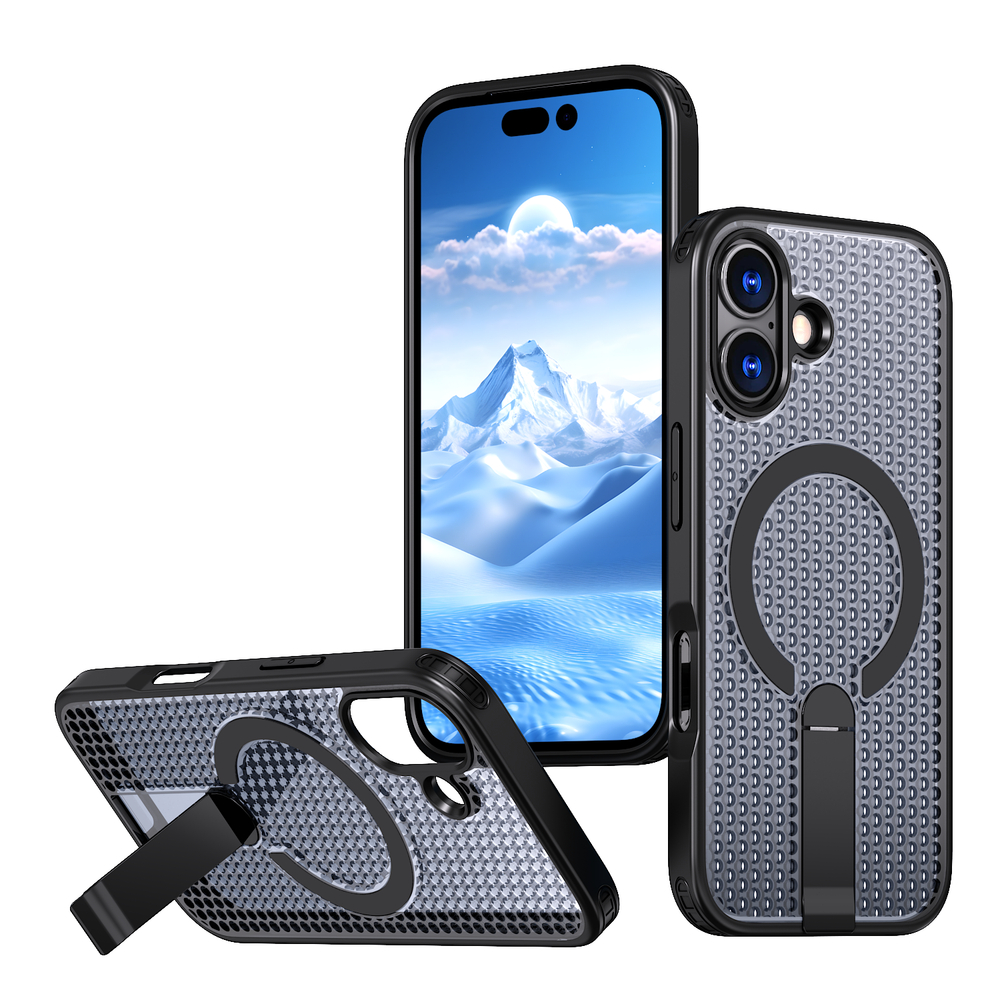 Прозрачный чехол Mesh Pro Magnetic Case для iPhone 17