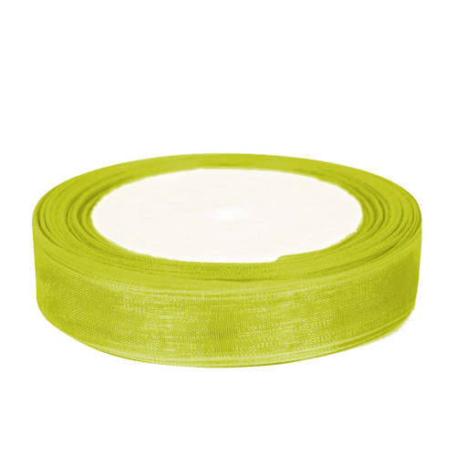 Лента органза Салатовый 1,2 см ДБ