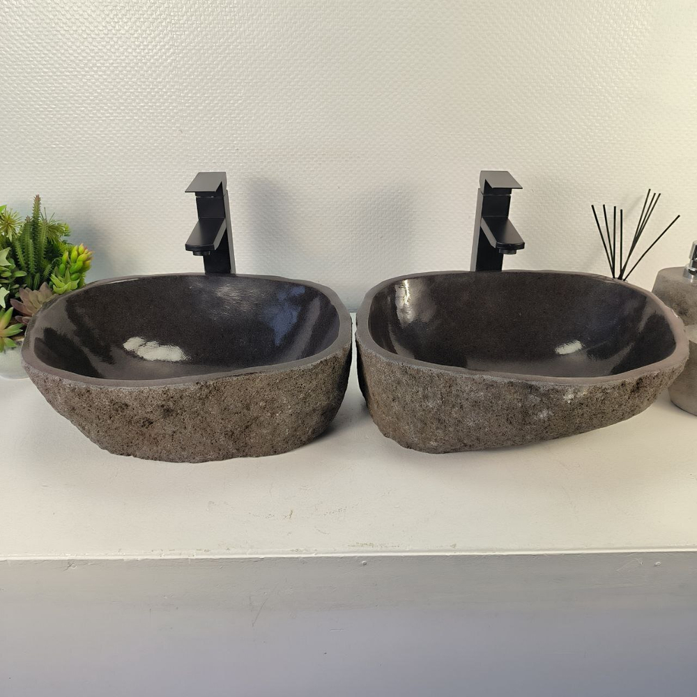 Раковина из речного камня ПАРА! RS-65480 43*35*15 0865