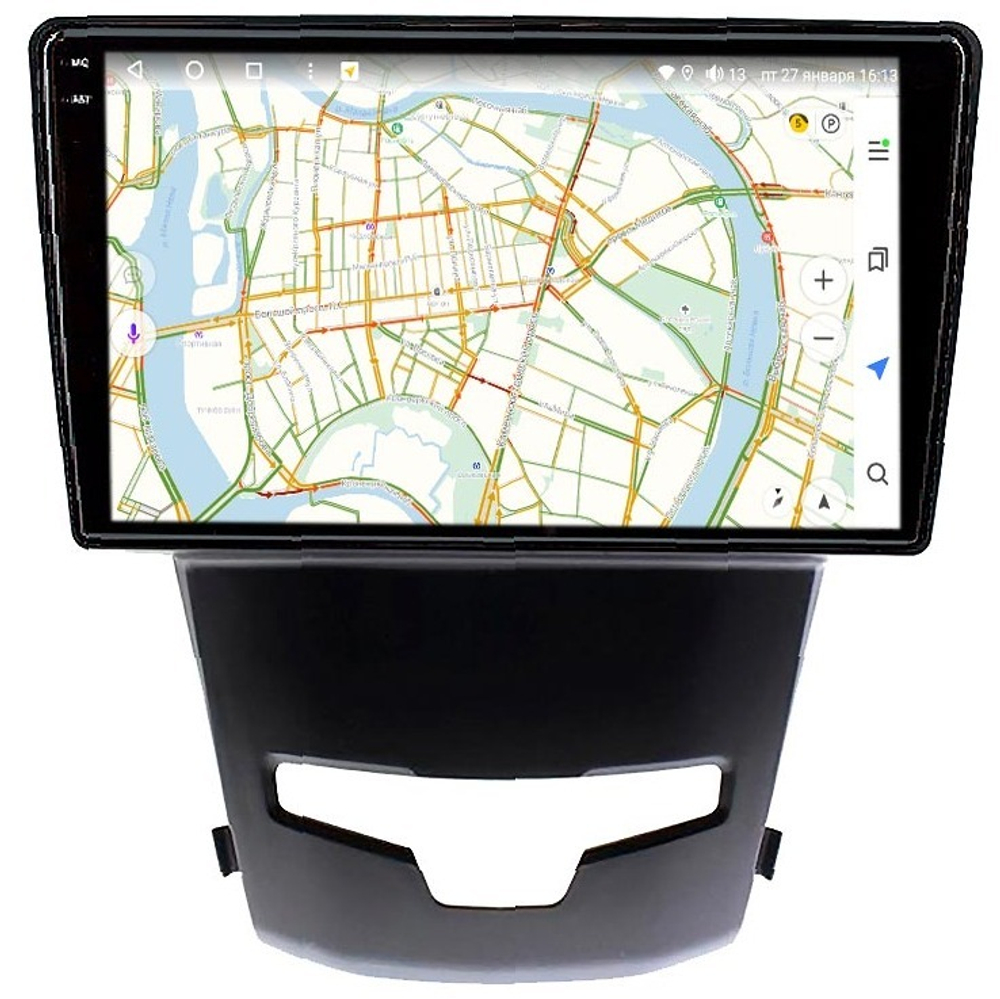 Магнитола для SsangYong Action 2013-2021 - Vaycar VA69-0355-2K на Android 13, 8-ядер, 2K QLED, ТОП процессор, CarPlay, 4G SIM-слот