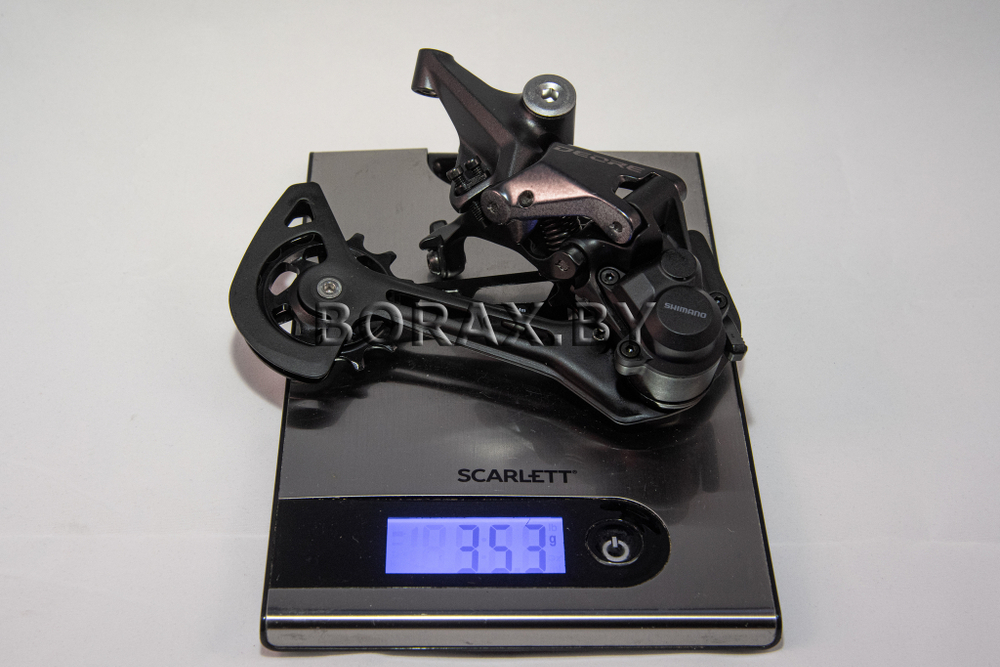 Переключатель задний Shimano Deore RD-M6100, SGS, 12 ск. Shadow RD+, черн. (поставляется производителем БЕЗ УПАКОВКИ!)