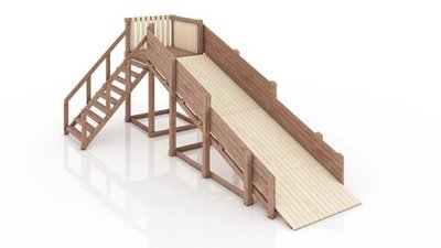 Зимняя горка "Метелица"