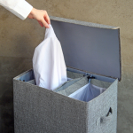 Корзина для белья с тремя съёмными мешками