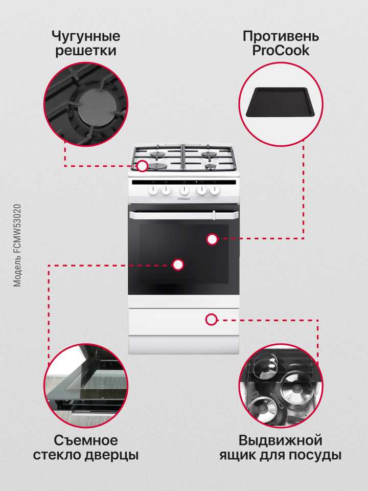 Комбинированная плита Hansa FCMW53020