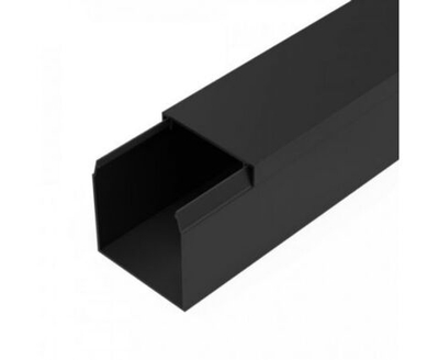 Промрукав Кабель-канал черный 2-й замок в п/э 100x60 2м PR03.0222