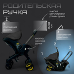 Коляска-автолюлька Bubago Mirco черный