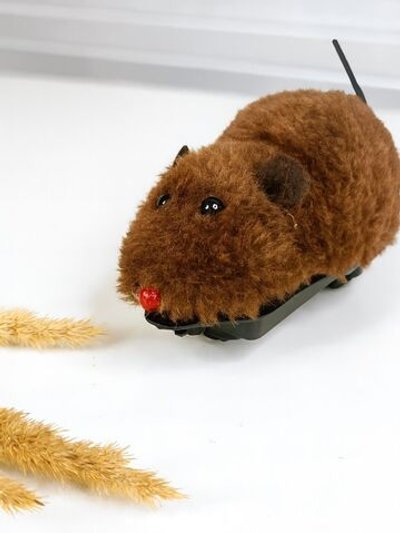 Игрушка Мышь на радиоуправлении цвет коричневый (202073373-2)