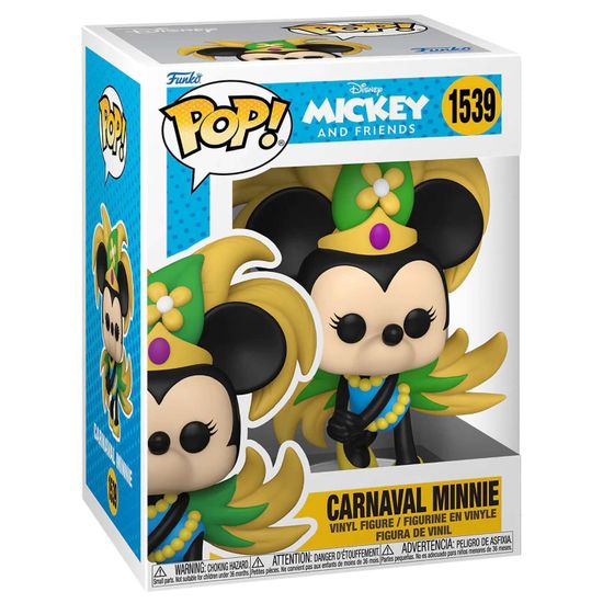Фигурка Funko POP! Disney Mickey and Friends Carnaval Minnie (1539) 84632 / Фигурка Фанко ПОП! по мотивам вселенной "Disney", Минни Маус