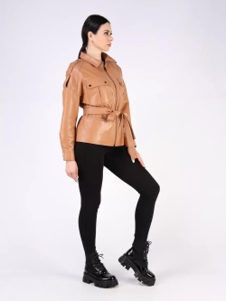 Кожаная куртка осенняя