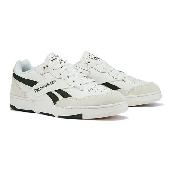 Reebok BB 4000 Винтажные баскетбольные кроссовки Низкие Белые Унисекс