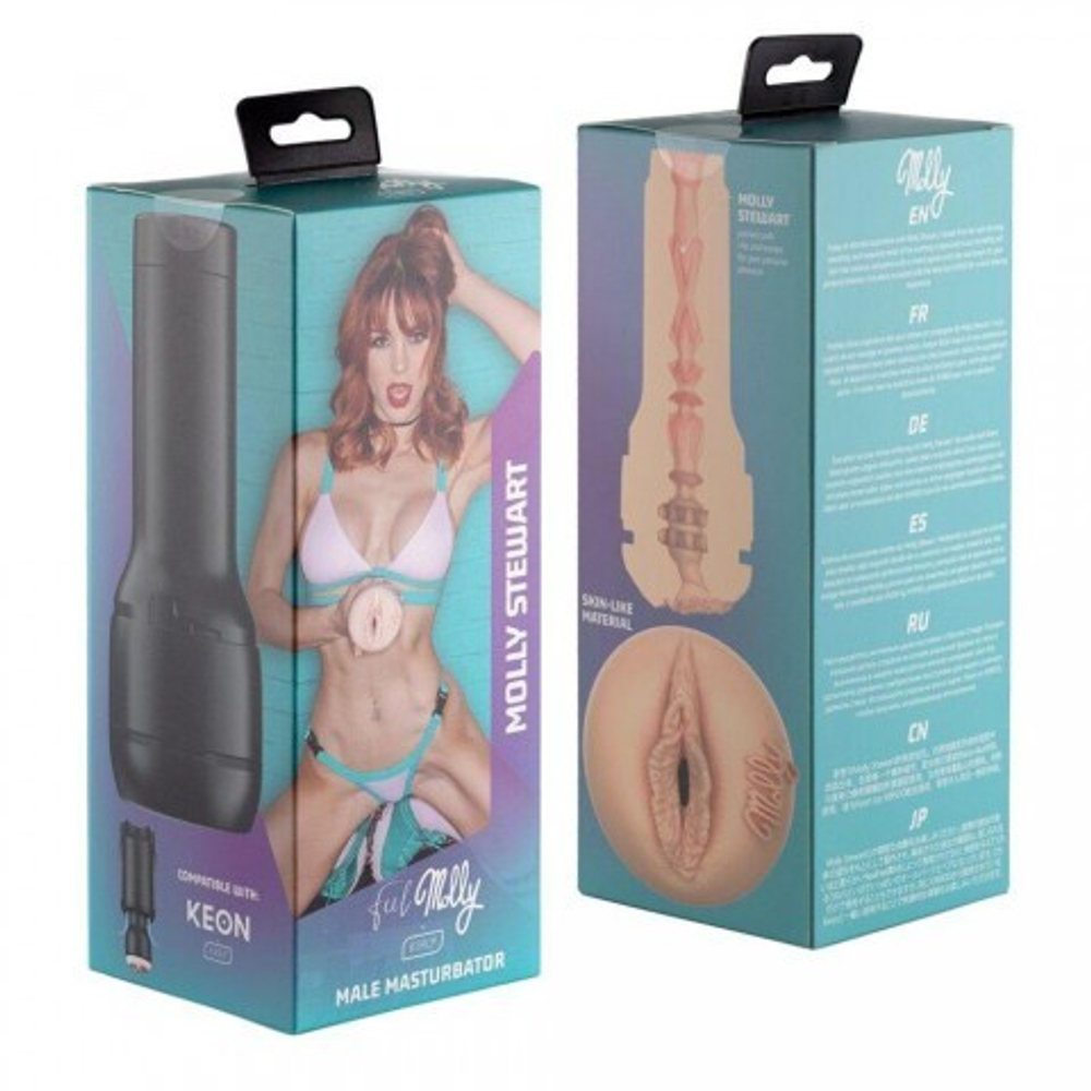 Мастурбатор Feel копия порно звезды Molly Stewart от KIIROOStars Collection
